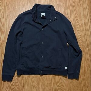 Vuori Men's Seaside Jacket Black/Dark Navy Size L